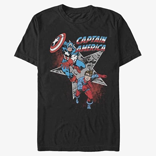 T-shirt Merch Marvel Avengers Classic - Bucky Team Unisex T-Shirt Black