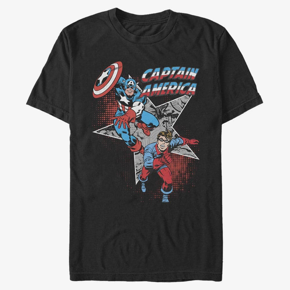 T-shirts Merch Marvel Avengers Classic - Bucky Team Unisex T-Shirt Black