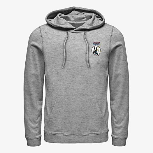 Sweatshirt Merch Marvel Avengers Classic - Captain Badge Unisex Hoodie Heather Grey