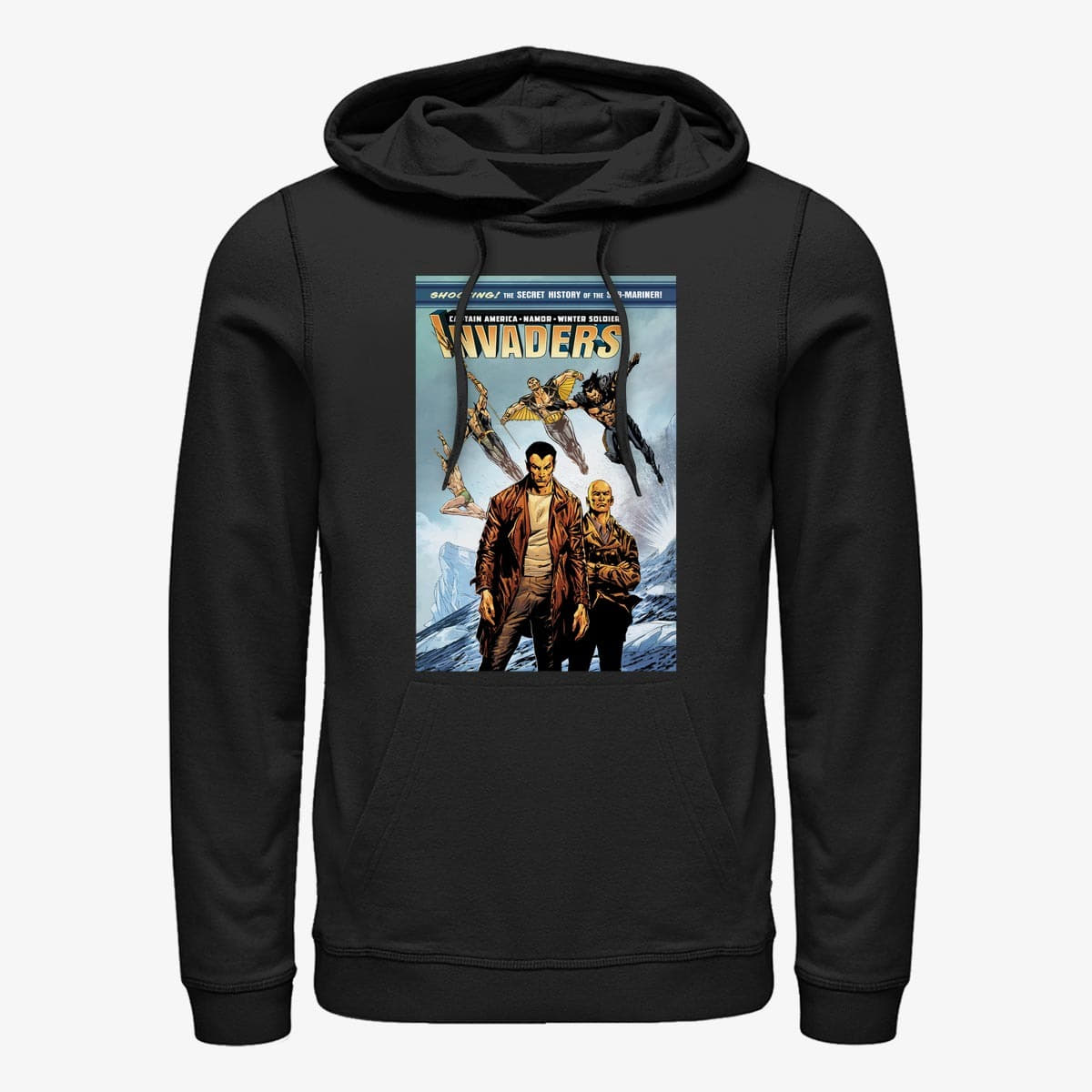 Sweatshirts Merch Marvel - Invaders Unisex Hoodie Black