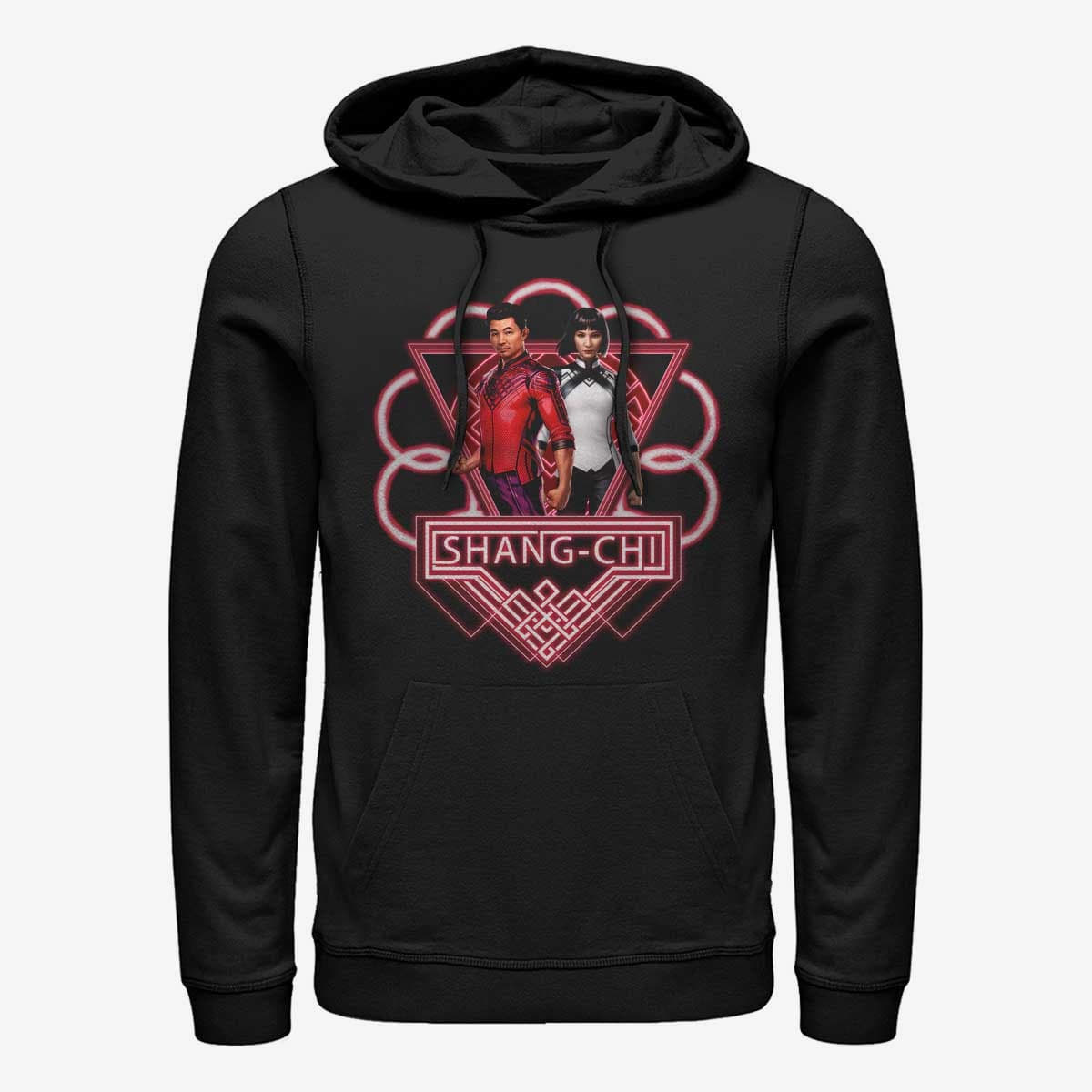 Dukserice Merch Marvel Shang-Chi - Shang-Chi and Xialing Unisex Hoodie Black