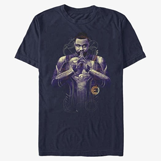 T-shirt Merch Marvel: Eternals - Phastos Purple Unisex T-Shirt Navy Blue