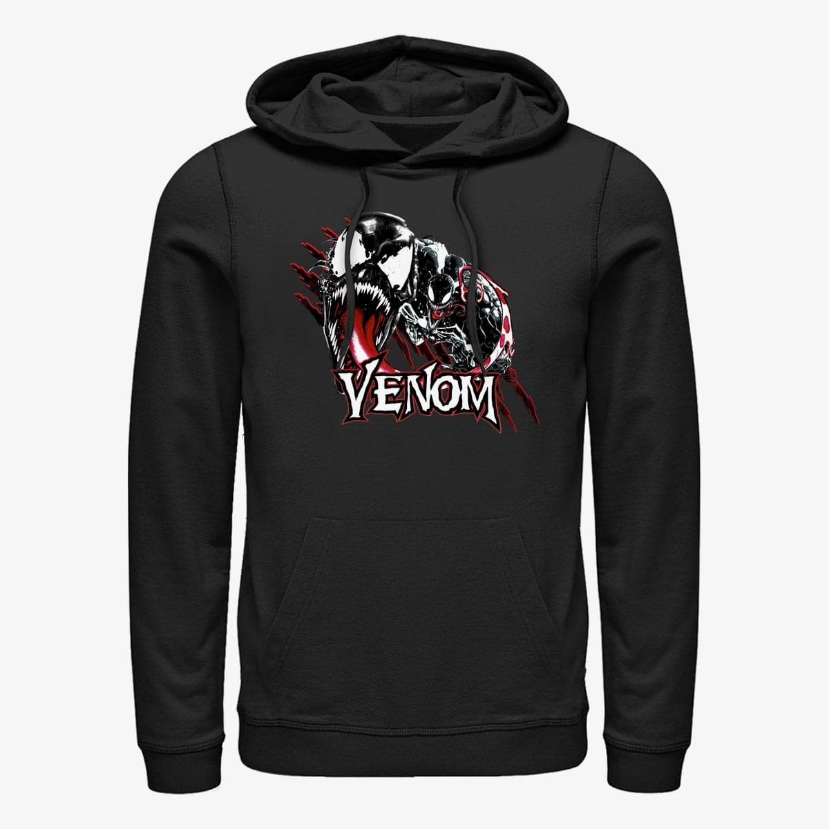 Kapuutsikud ja kampsunid Merch Marvel - Venom Badge Unisex Hoodie Black
