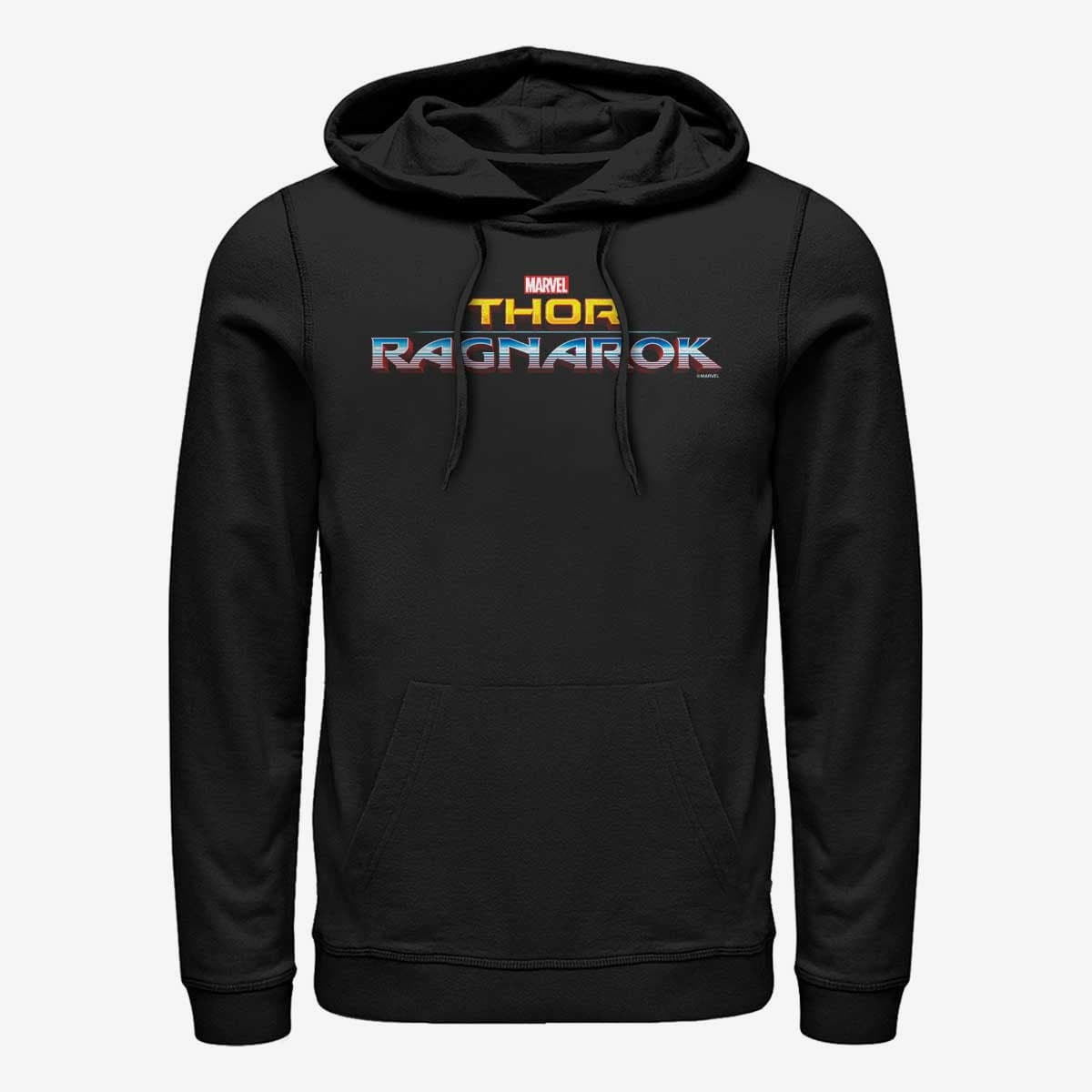 Sweatshirts Merch Marvel Thor Ragnarok - Ragnarok Logo Unisex Hoodie Black