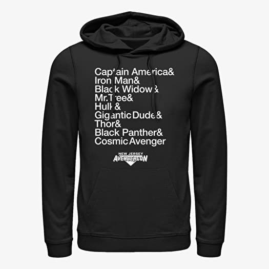 Mikina Merch Ms. Marvel - Name List Con Unisex Hoodie Black