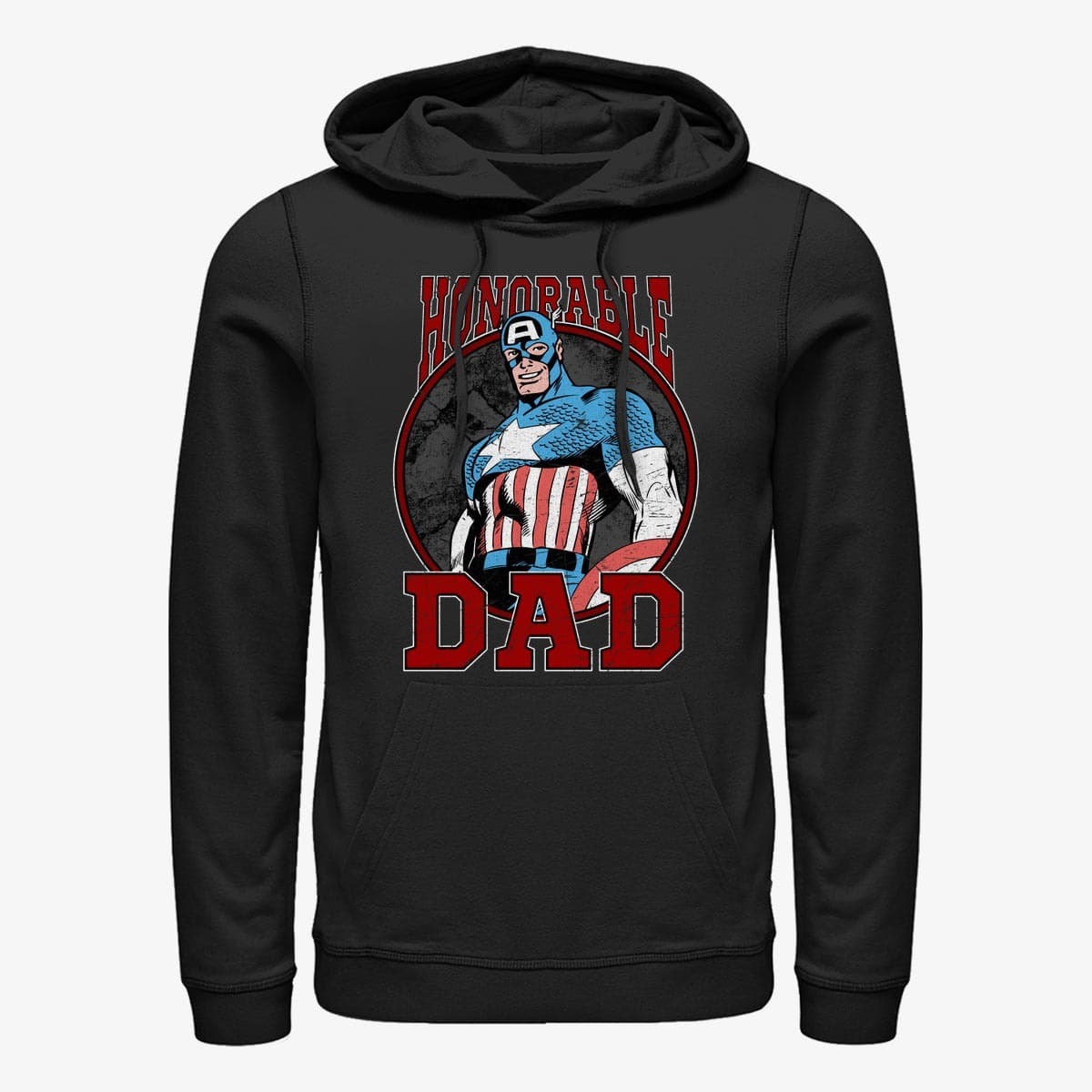 Φούτερ Merch Marvel Avengers Classic - Honorable Dad Unisex Hoodie Black
