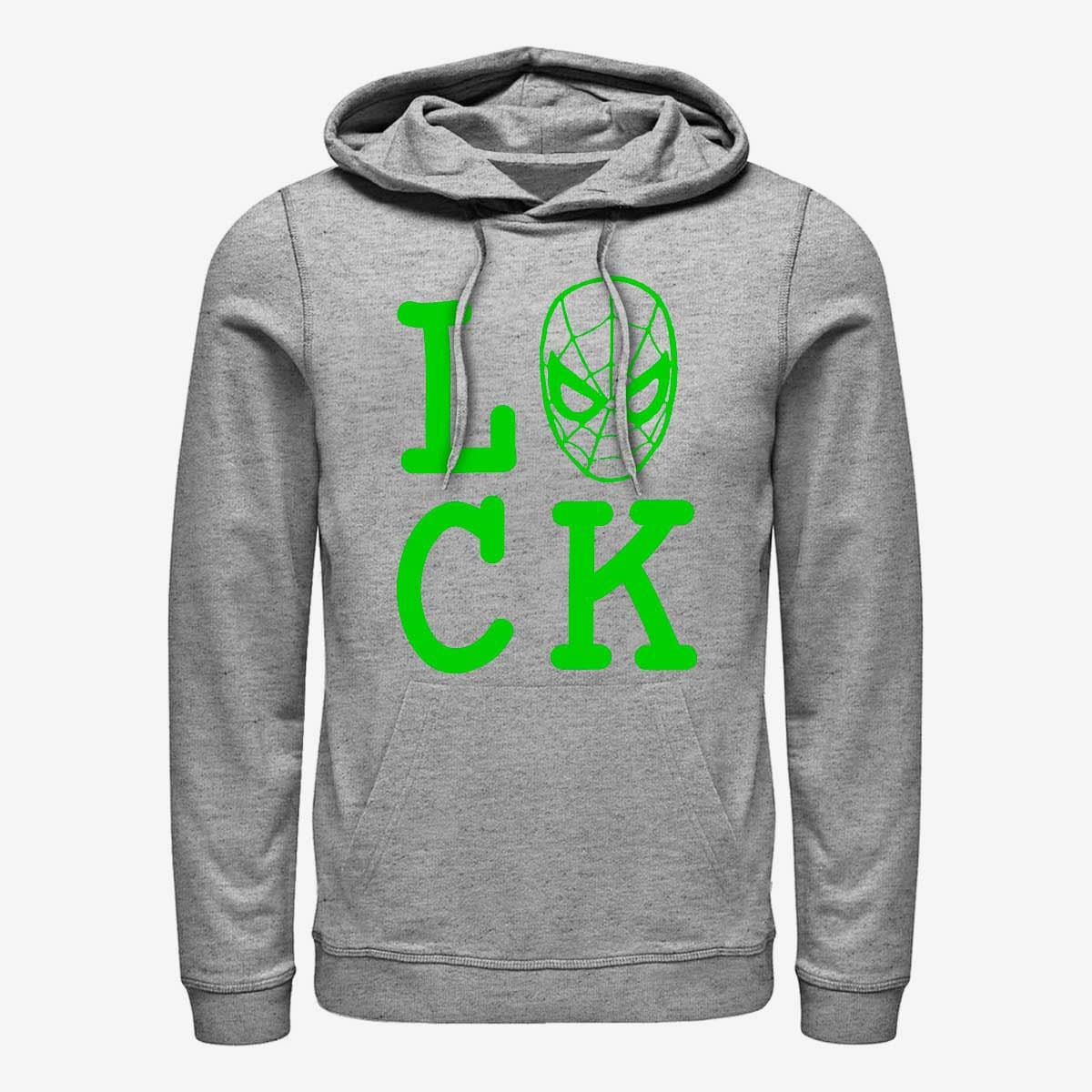 Mikiny Merch Marvel Avengers Classic - Spider Luck Unisex Hoodie Heather Grey