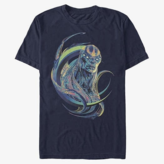 T-shirt Merch Marvel The Eternals - KRO Colors Unisex T-Shirt Navy Blue