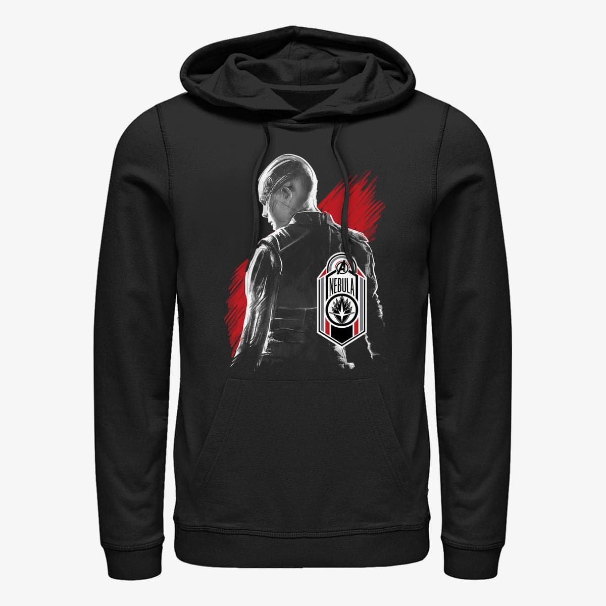 Dukserice Merch Marvel Avengers: Endgame - Nebula Tag Unisex Hoodie Black