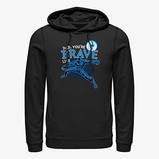 Merch Marvel Avengers Classic - Brave Like Dad Unisex Hoodie Black