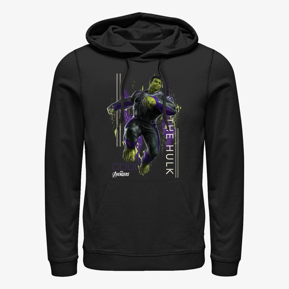 Hoodies and sweatshirts  Merch Marvel Avengers: Endgame - Hulk Motion Unisex Hoodie Black