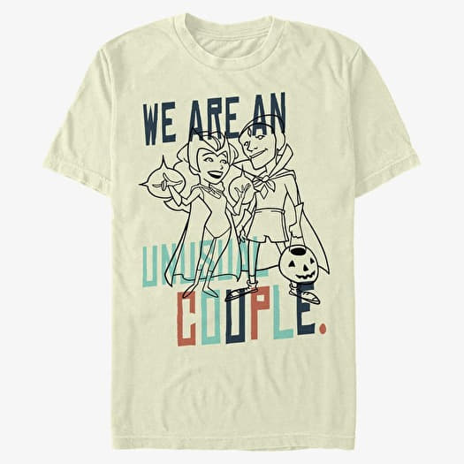 Tričko Merch Marvel WandaVision - Unusual Couple Unisex T-Shirt Natural