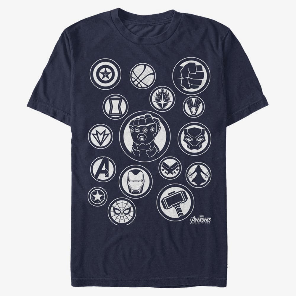 T-shirts Merch Marvel Avengers: Infinity War - Avengers Symbol Unisex T-Shirt Navy Blue