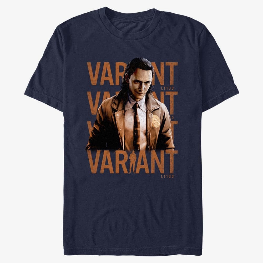 Trička Merch Marvel Loki - Variant Poster Unisex T-Shirt Navy Blue