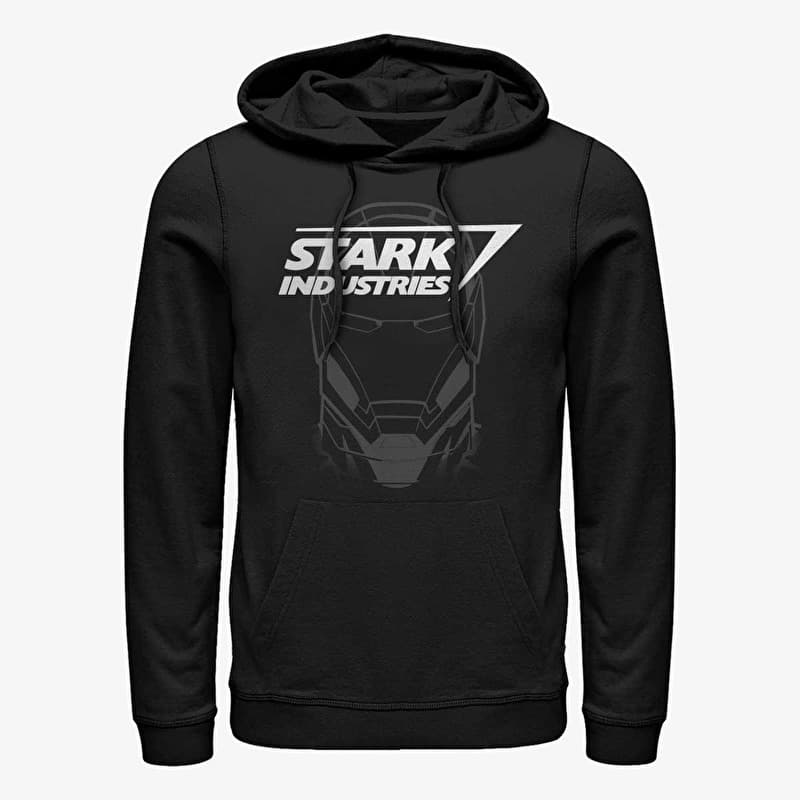 Sweatshirt Merch Marvel Avengers Classic - Stark Industries Unisex Hoodie Black