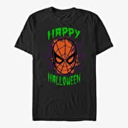 Merch Marvel Spider-Man Classic - SpiderFace Halloween Unisex T-Shirt Black