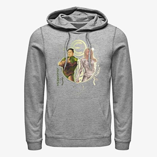 Hanorac Merch Marvel: Eternals - GILGAMESH THENA DUO Unisex Hoodie Heather Grey