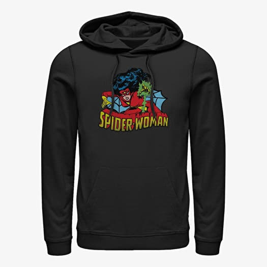 Mikina Merch Marvel - Spider Web Unisex Hoodie Black