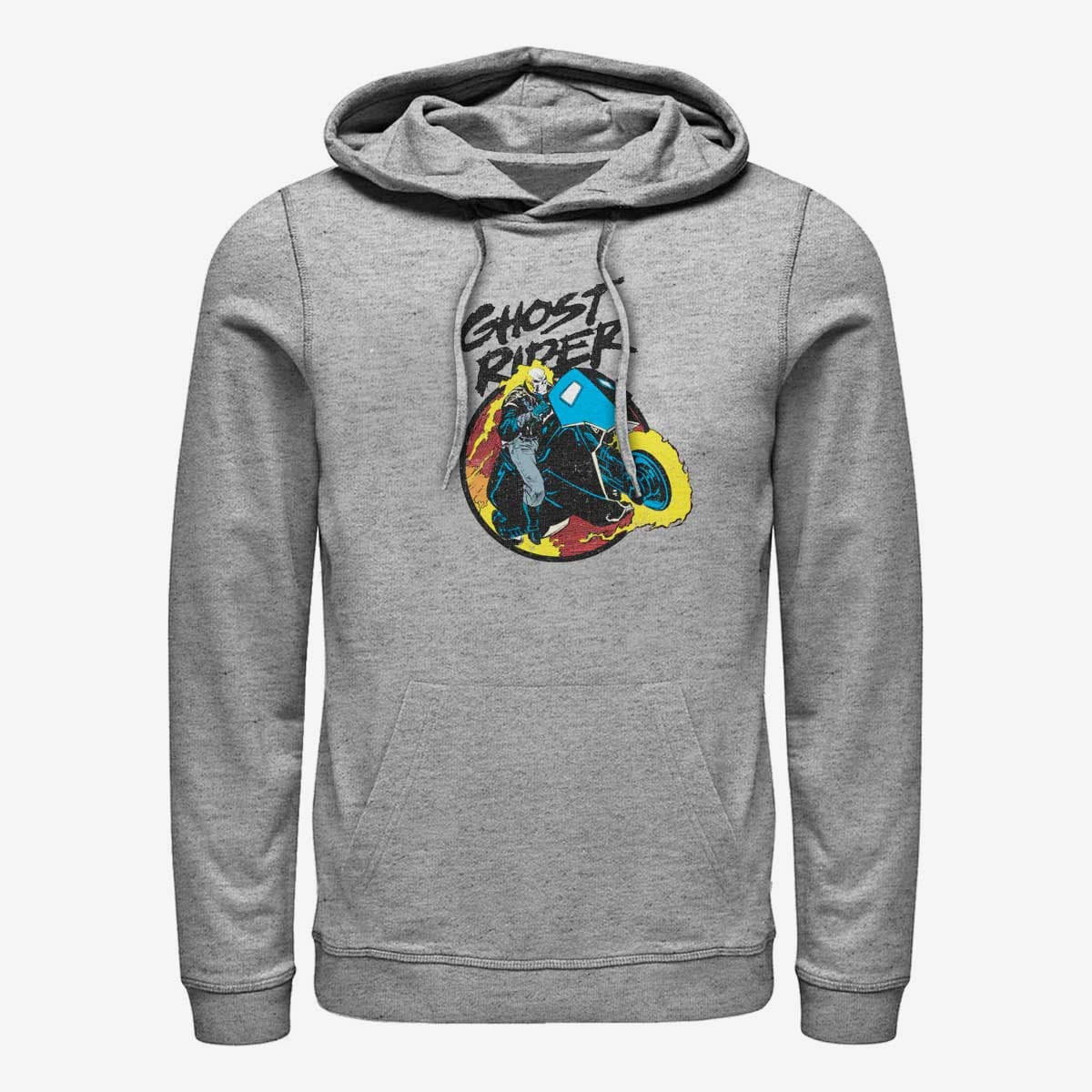 Felpe Merch Marvel Other - GHOST RIDER 90S Unisex Hoodie Heather Grey