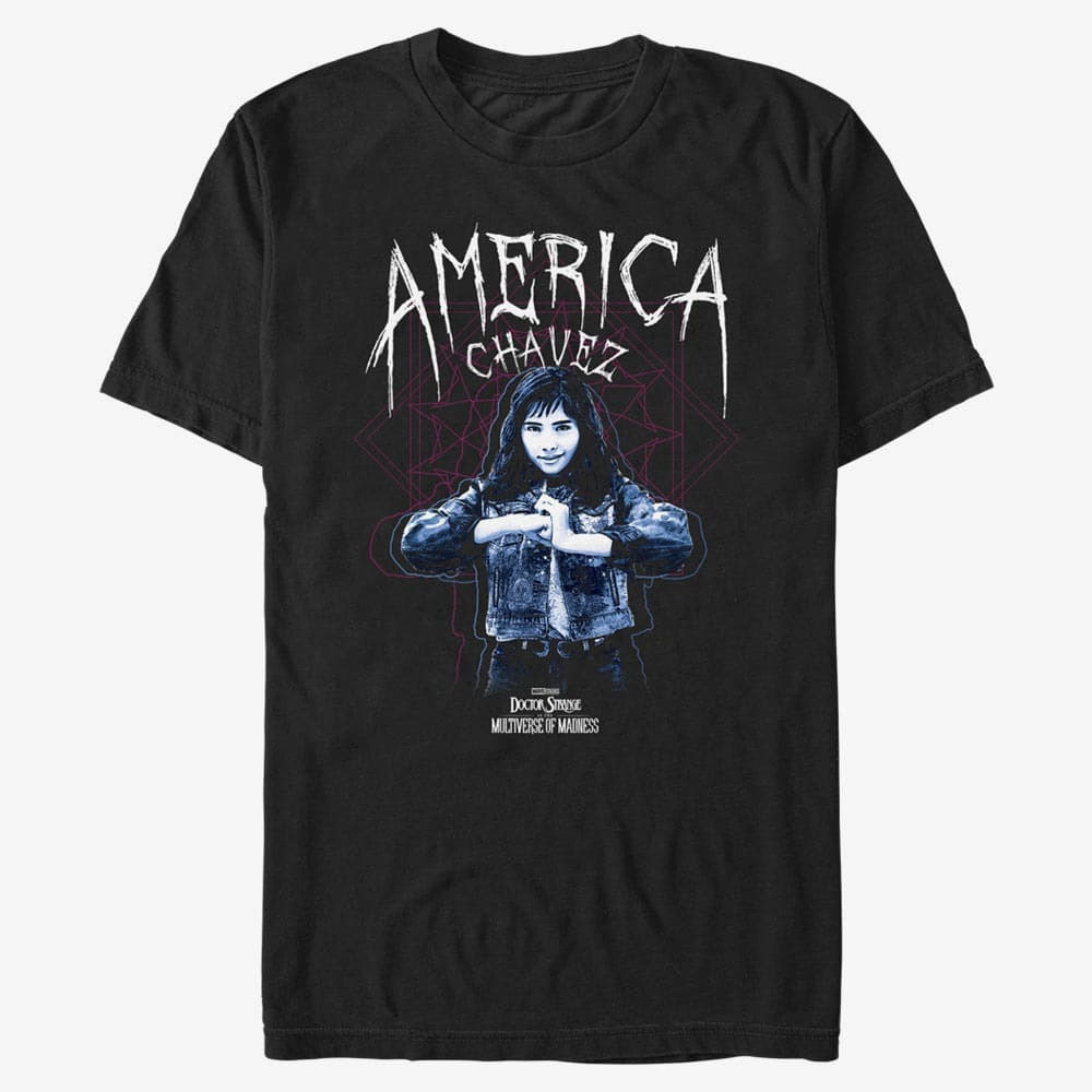 T-Shirts Merch Marvel Doctor Strange in the Multiverse of Madness - Chavez Portal Unisex T-Shirt Black