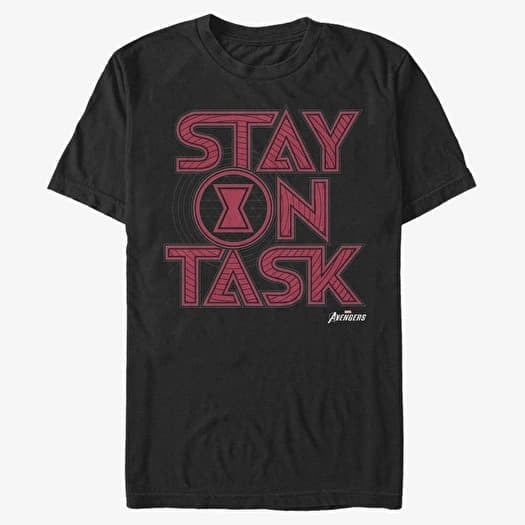 Merch Marvel Classic - Stay On Task Unisex T-Shirt Black