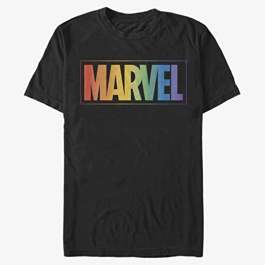 T-shirt Merch Marvel Other - Rainbow Marvel Unisex T-Shirt Black