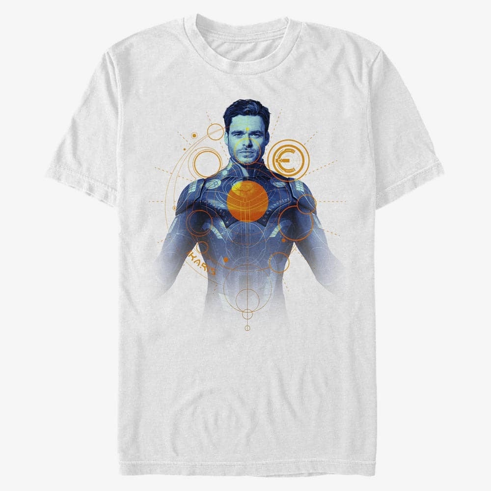T-Shirts Merch Marvel: Eternals - Ikaris Orange Unisex T-Shirt White
