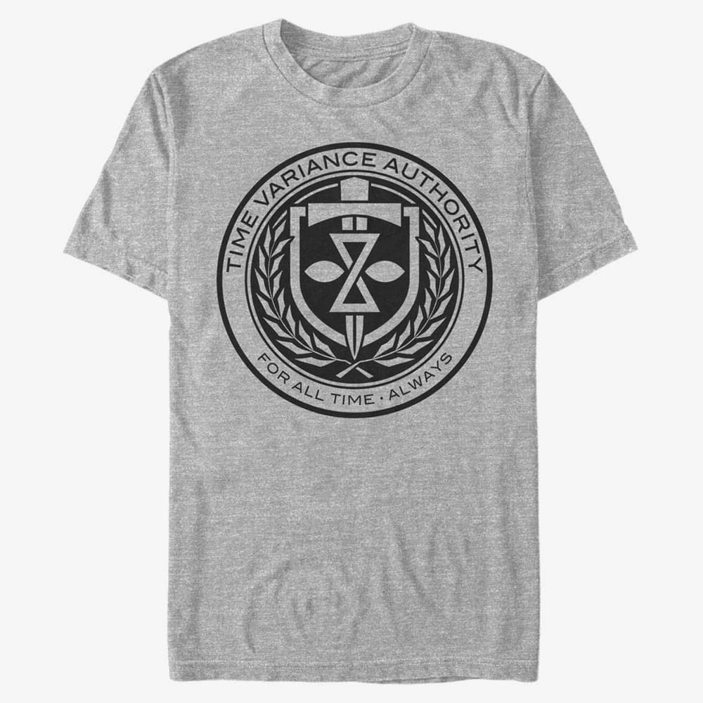 T-särgid Merch Marvel Loki - TVA FRONT CHEST Unisex T-Shirt Heather Grey