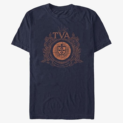 Majica Merch Marvel Loki - TVA Badge Unisex T-Shirt Navy Blue