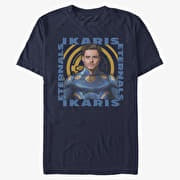 Merch Marvel The Eternals - IKARIS HERO BOX Unisex T-Shirt Navy Blue