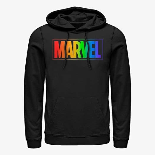 Felpa Merch Marvel Other - Rainbow Marvel Unisex Hoodie Black