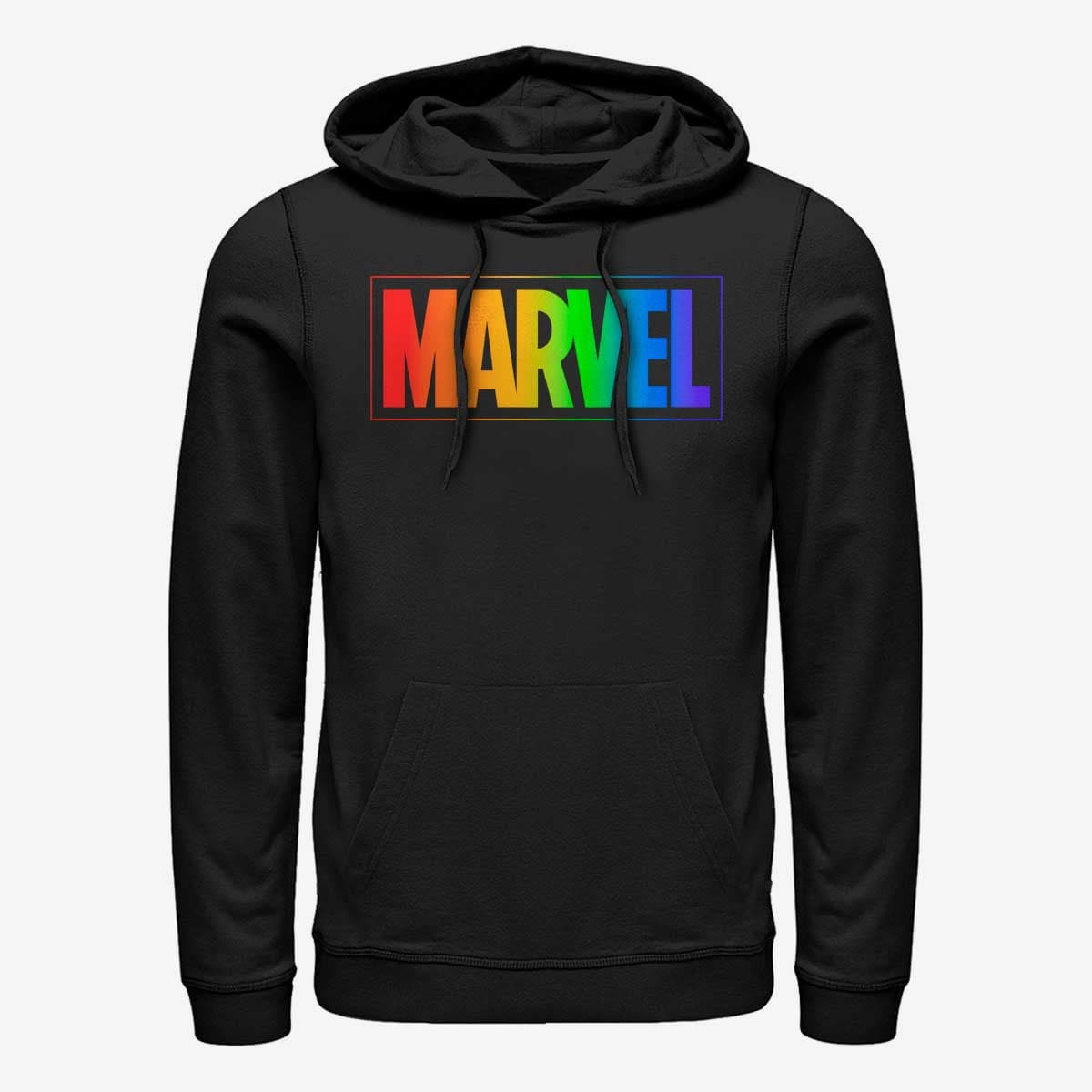 Sweatshirts Merch Marvel Other - Rainbow Marvel Unisex Hoodie Black