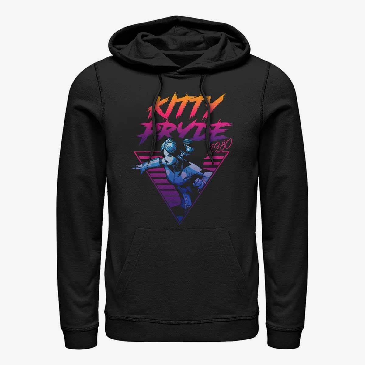 Hoodies and sweatshirts  Merch Marvel X-Men - Neon Kitty Pryde Unisex Hoodie Black