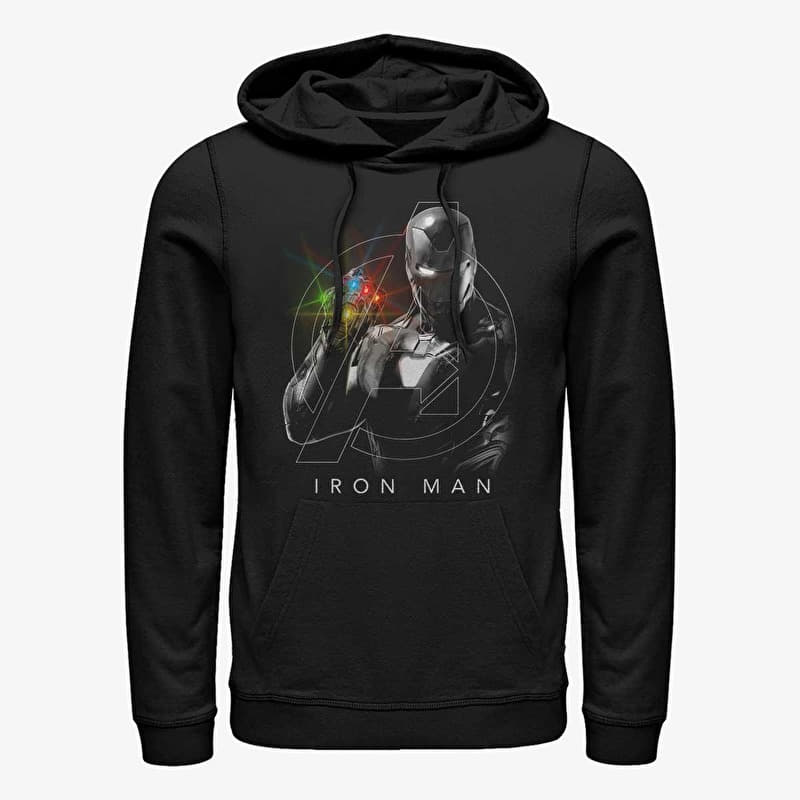 Sweatshirt Merch Marvel Avengers: Endgame - Only One Unisex Hoodie Black