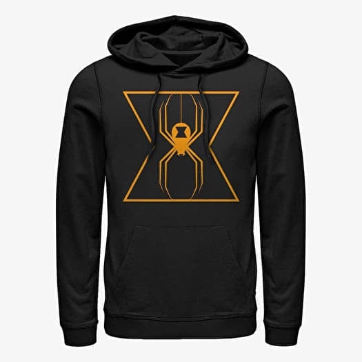 Sweatshirt Merch Marvel Avengers Classic - Black Orange Unisex Hoodie Black