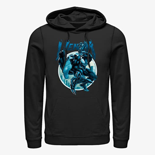 Pulóver Merch Marvel - Venom Circle Unisex Hoodie Black