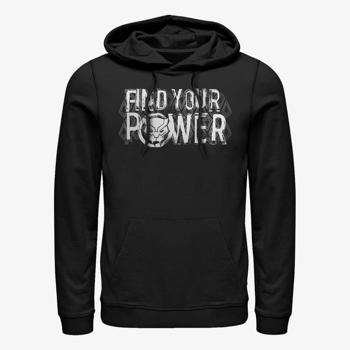 Sweatshirts Merch Marvel Avengers Classic - Panther Power Unisex Hoodie Black