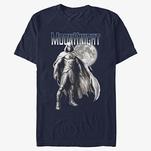 T-shirt Merch Marvel Moon Knight - Moon Knight Moon Unisex T-Shirt Navy Blue
