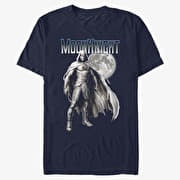 Merch Marvel Moon Knight - Moon Knight Moon Unisex T-Shirt Navy Blue