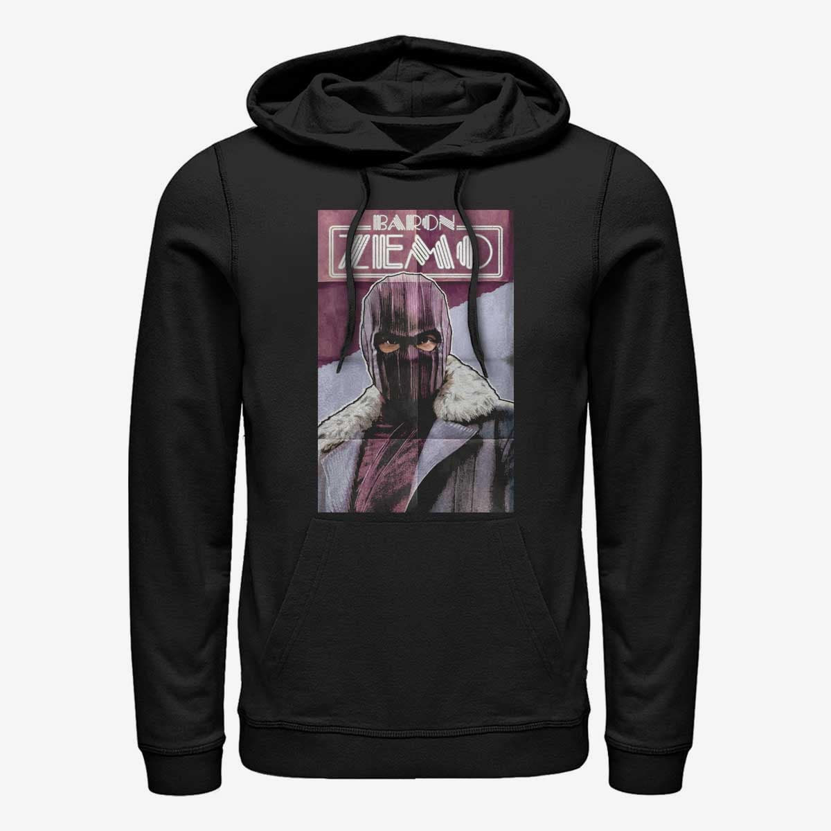 Mikiny Merch Marvel The Falcon and the Winter Soldier - Zemo Poster Unisex Hoodie Black