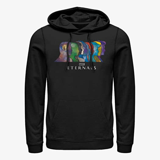 Sudadera Merch Marvel The Eternals - Silhouette Heads Unisex Hoodie Black
