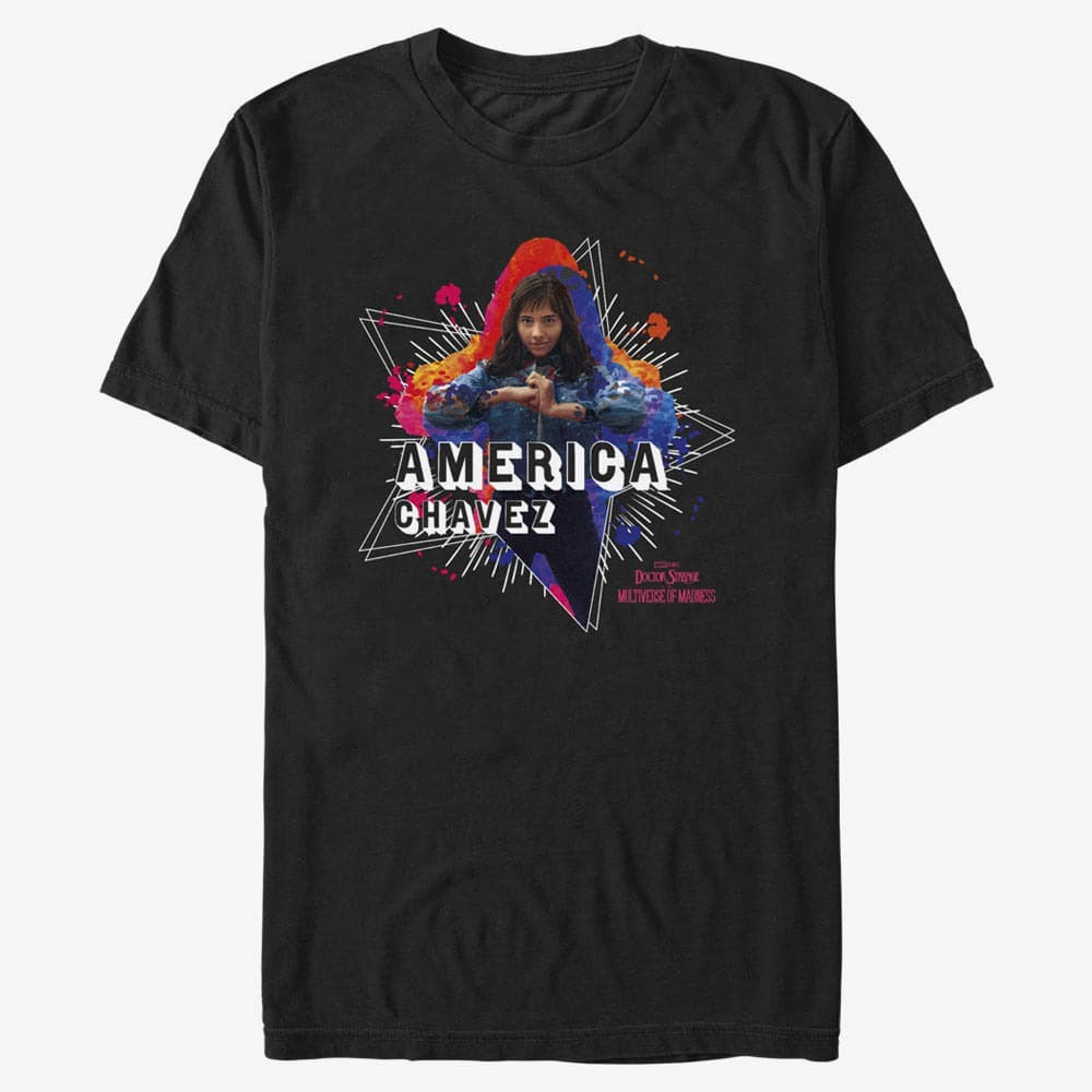 T-shirts Merch Marvel Doctor Strange 2 - Chavez Paint Unisex T-Shirt Black