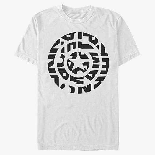 T-shirt Merch Marvel Other - Open Shield Logo Unisex T-Shirt White