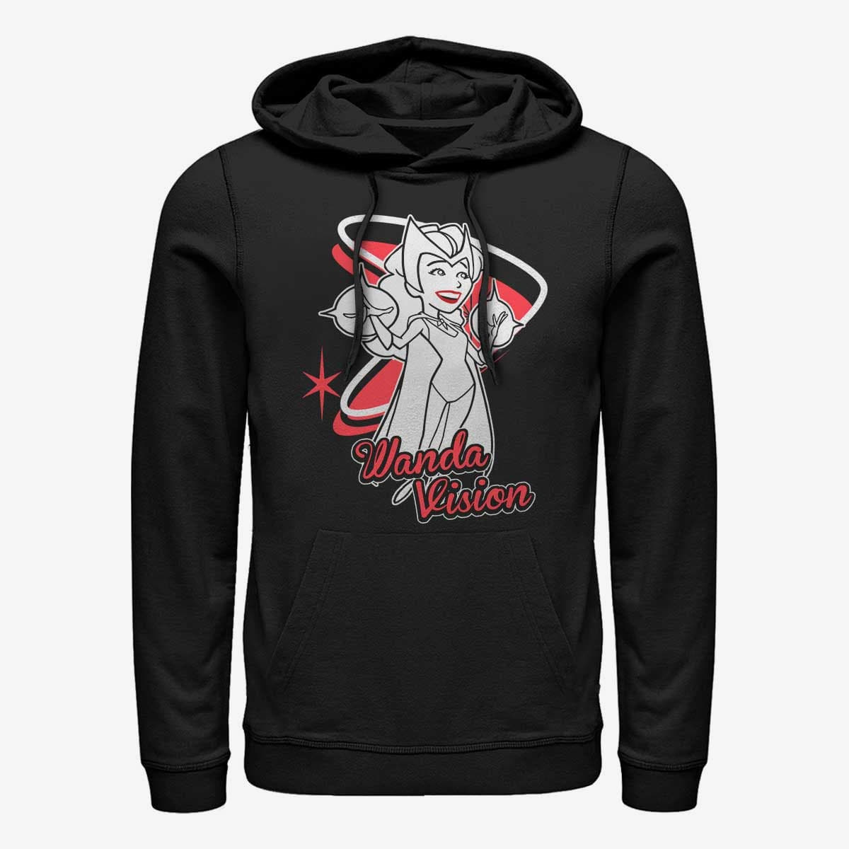 Pulóverek Merch Marvel WandaVision - Wanda Special Unisex Hoodie Black