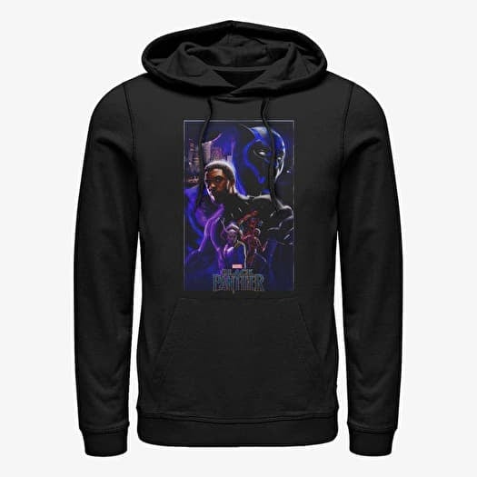 Sweatshirt Merch Marvel - Panther Light Unisex Hoodie Black