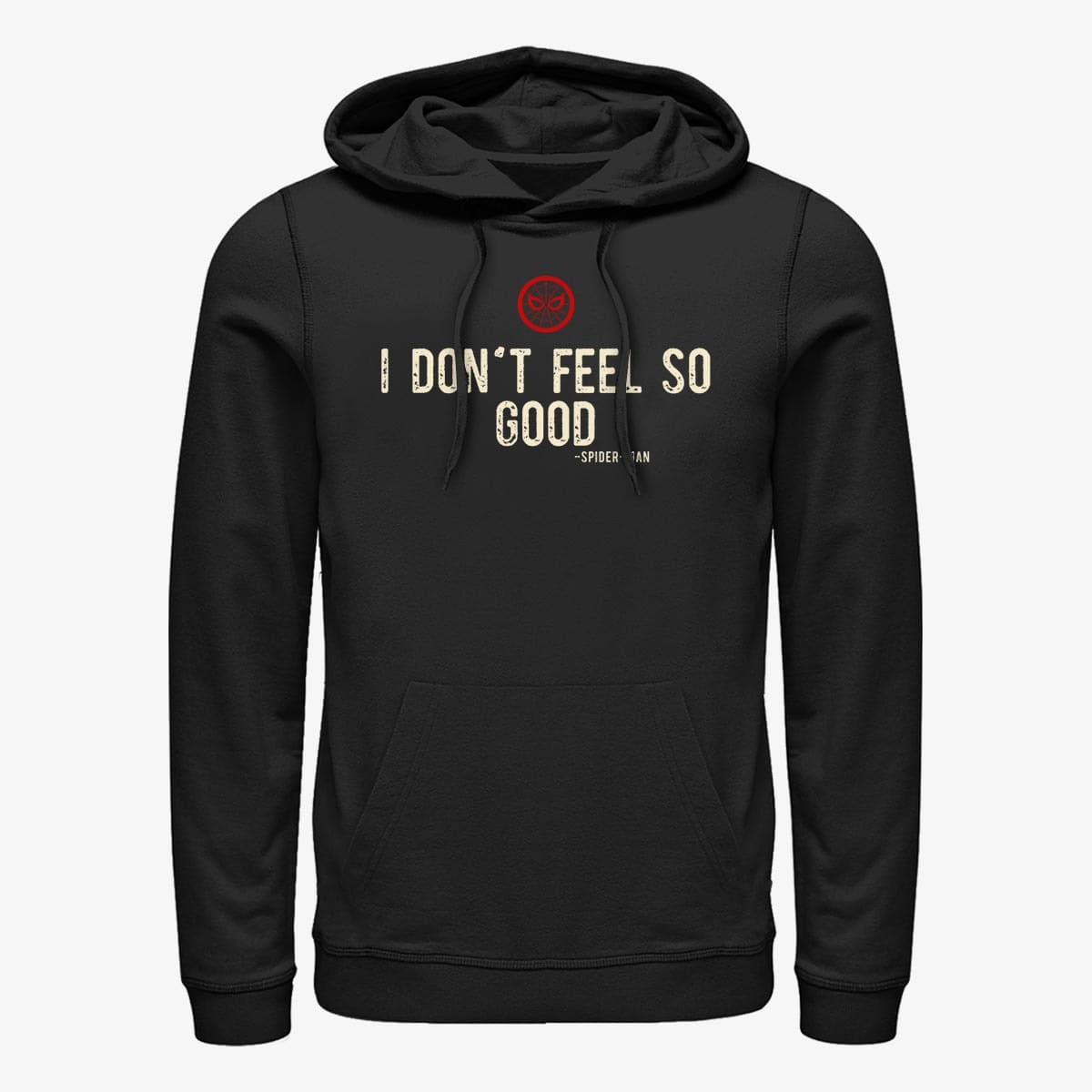 Sweatshirts Merch Marvel Avengers: Infinity War - Red Logo Unisex Hoodie Black