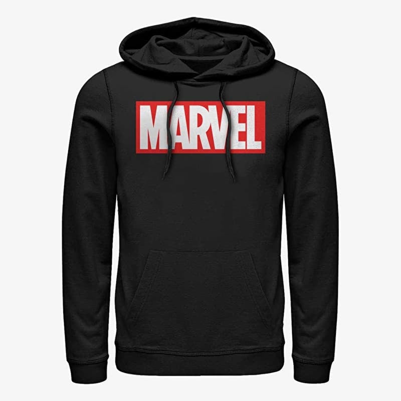 Mikina Merch Marvel Classic - Marvel Brick Unisex Hoodie Black