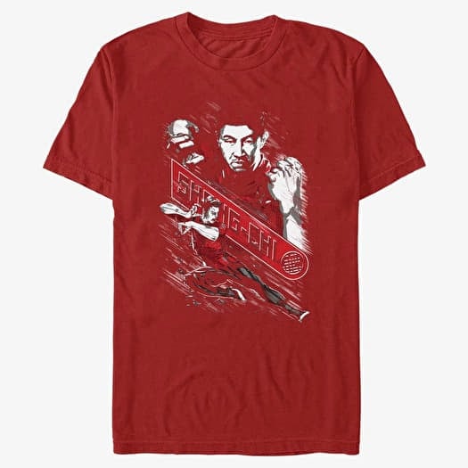 Tričko Merch Marvel Shang-Chi - Fists Of Marvel Unisex T-Shirt Red