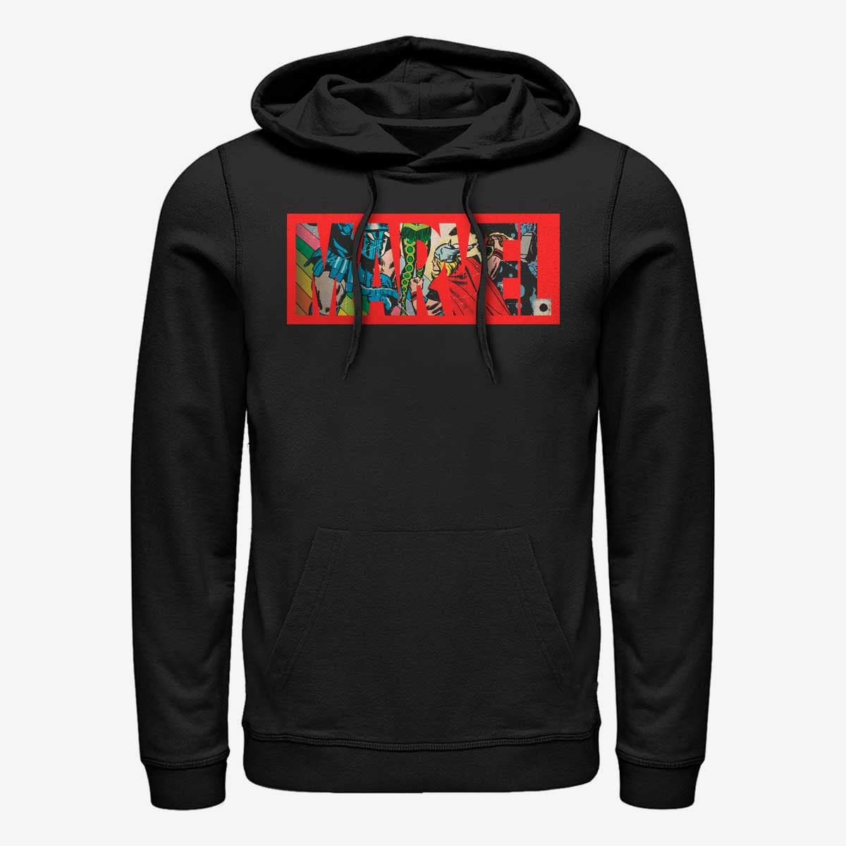 Kapuutsikud ja kampsunid Merch Marvel Avengers Classic - Thor Comic Marvel Unisex Hoodie Black