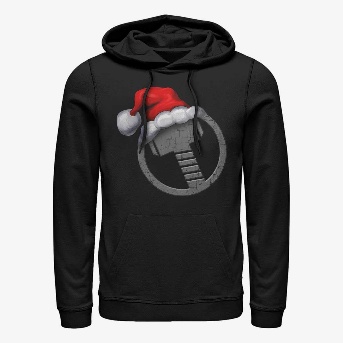 Dukserice Merch Marvel Avengers Classic - Thors Holiday Hat Unisex Hoodie Black